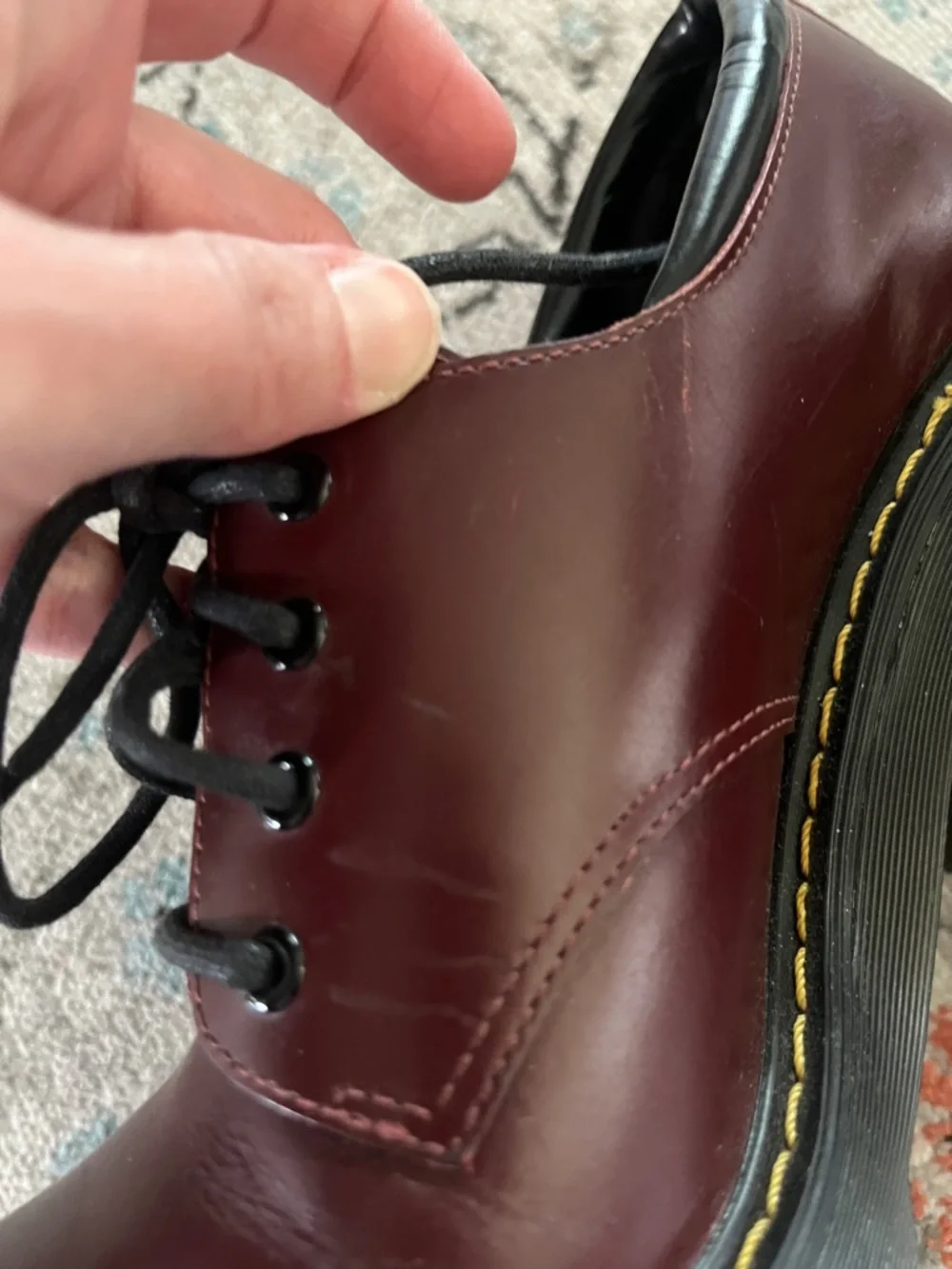 Dr. Martens Salome Platform Lace-Up Oxfords Size 7 - Picture 9 of 17